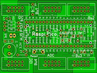 Leerplatine Raspberry PI Pico Hardware