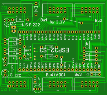 Basisplatine mit ESP32-S3