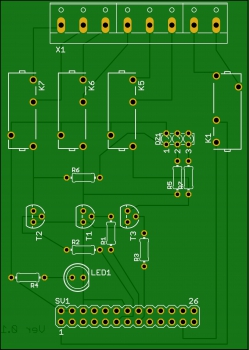 Leerplatine Heizungssteuerung mit Raspberry PI