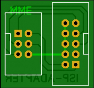 ISP-Adapter 6-polig   10-polig Bausatz
