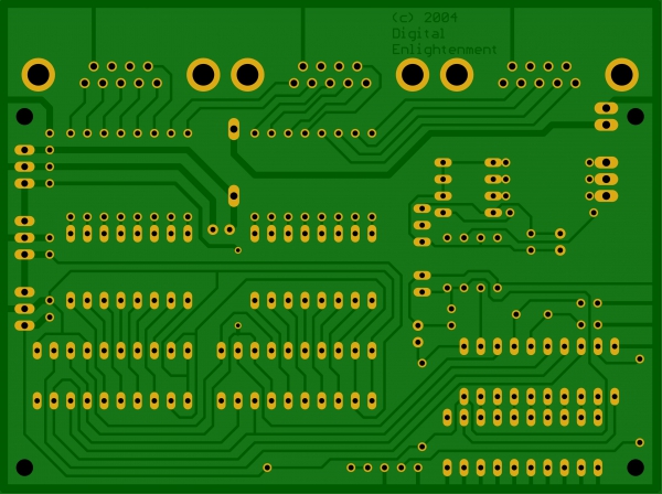 Leerplatine DMX-Demultiplexer