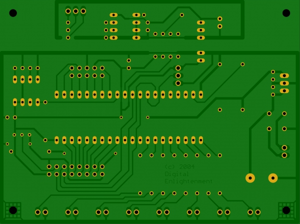 Leerplatine DMX-Dimmer-Controlboard