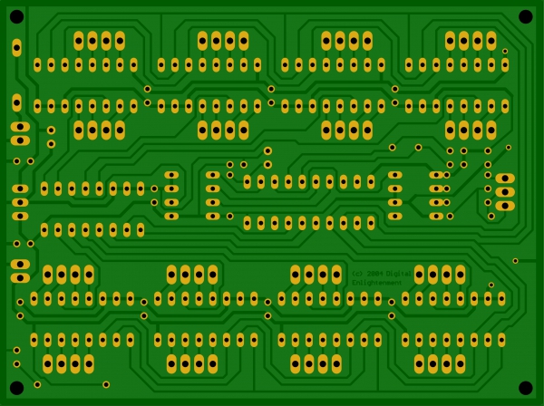 Leerplatine DMX-Multiplexer