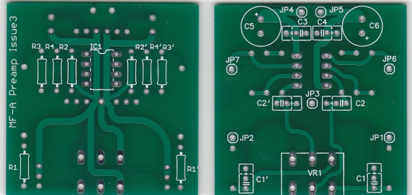 Leerplatine Aktives Potentiometer